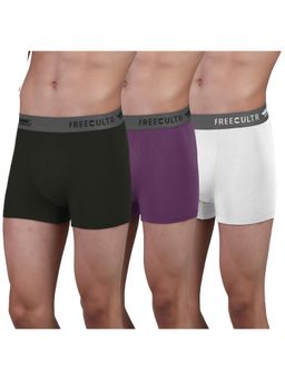 FREECULTR - Men Anti-Microbial Air-Soft Micromodal Underwear Trunk (Pack of 3)