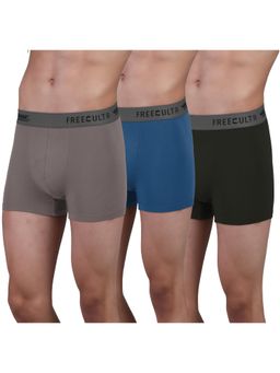 FREECULTR - Men Anti-Microbial Air-Soft Micromodal Underwear Trunk (Pack of 3)
