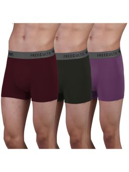 FREECULTR - Men Anti-Microbial Air-Soft Micromodal Underwear Trunk (Pack of 3)