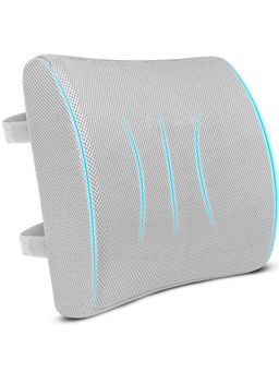 SLEEPSIA - Gel Memory Foam Orthopedic Lumbar Support Backrest Pillow