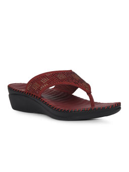 Scholl - Women Red Sandals