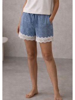 Muvazo - Moonlike Blue Lounge Shorts