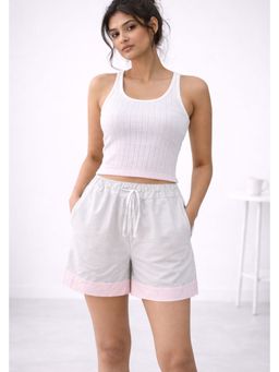 Muvazo - Midnight Ease White Tank