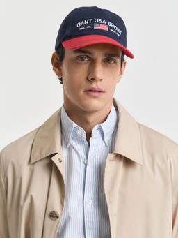 GANT - Men Navy Blue Embroidered Baseball Cap