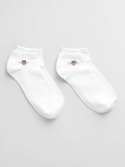 GANT - Men White Solid Socks (Pack of 2)
