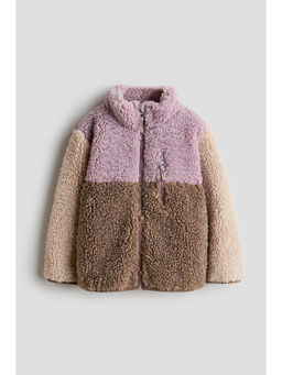 H&M - Girls Purple Teddy Jacket