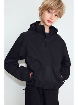 H&M - Boys Black Packable Rain Jacket with Stormmove