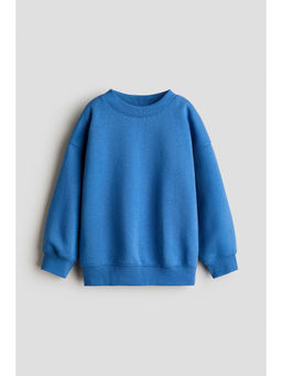 H&M - Boys Blue Brushed-Inside Sweatshirt