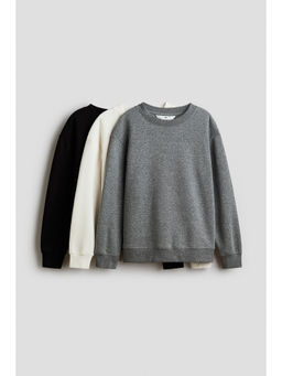 H&M - Boys Multi-Color 3-Pack Brushed-Inside Sweatshirts