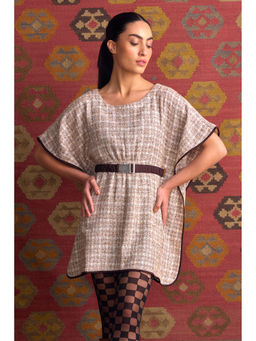 YELL - The Soraya Kaftan Dress - Brown