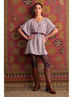 YELL - The Soraya Kaftan Dress - Wine