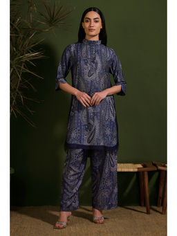 YELL - The Flores Kurti - Blue