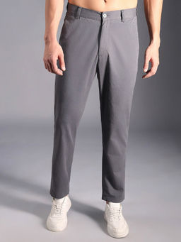 High Star - Men Relaxed Mid-Rise Cotton Regular Trousers