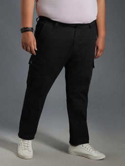 High Star - Men Relaxed Straight Leg Cotton Cargos Trousers
