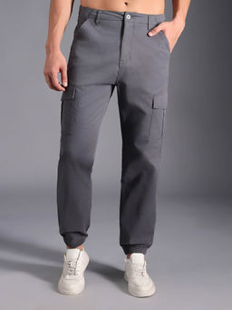 High Star - Men Relaxed Mid-Rise Cargo Joggers