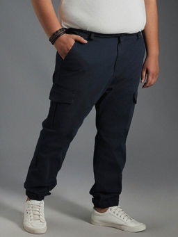 High Star - Men Relaxed Straight Fit Cotton Joggers Trousers