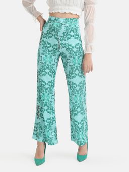 Kazo - Multi-Color Flared Printed Pant