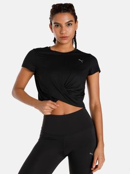 Puma - Studio Yogini Lite Womens Black T-shirt