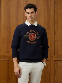 U.S. POLO ASSN. - Men's Regular Fit Equestrian Aisle Theater Sweatshirt