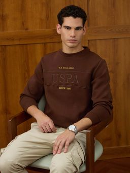 U.S. POLO ASSN. - Men's Brand Embroidered Equestrian Aisle Theater Sweatshirt