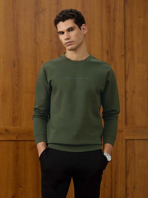 U.S. POLO ASSN. Men's Regular Fit Varsity Theatre Sweatshirt