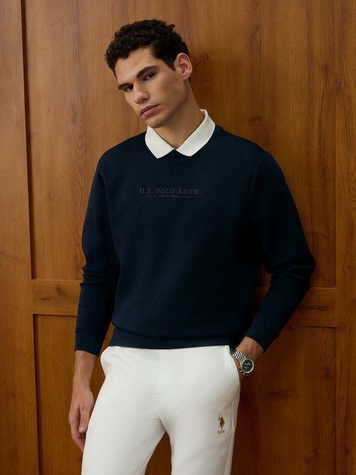 U.S. POLO ASSN. Men's Regular Fit Varsity Theatre Sweatshirt