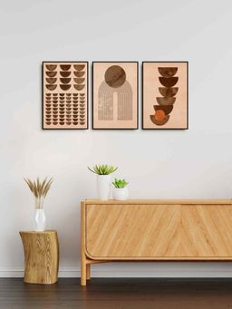 999Store - Minimal Wall Art Painting For Home And Office Decor (Pack of 3)