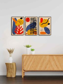 999Store - Modern Art Painting Bedroom Painting For Wall Decoration (Pack of 3)