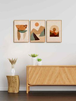 999Store - Landscape Modern Art Wall Painting For Bedroom (Pack of 3)