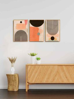 999Store - Line Art Wall Painting For Living Room Bedroom (Pack of 3)