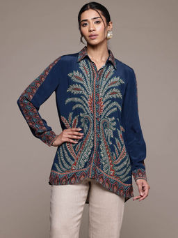 Ritu Kumar - Blue Arith Shirt