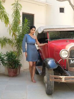 Arthmod - Mia Blue Mini Dress