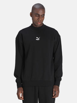 Puma - Classics Highneck Crew Men Black Sweatshirt