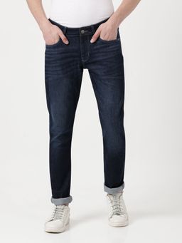 Wrangler - Men Vegas Dark Blue Skinny Jeans