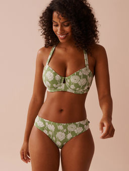 La Vie En Rose - Poppy Field Jacquard D Cup Balconette Bikini Top