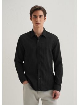Banana Club - Black Striped Shirt