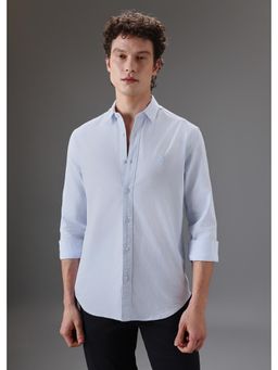 Banana Club - Blue Pin Stripe Shirt