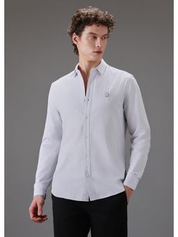 Banana Club - Light Grey Pin Stripe Shirt