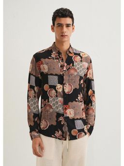 Banana Club - Dark Orange Feather Shirt