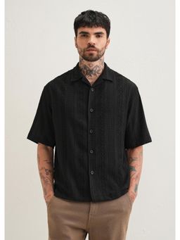 Banana Club - Black Textured Shirt