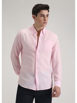 Banana Club - Pale Pink Cotton Linen Shirt