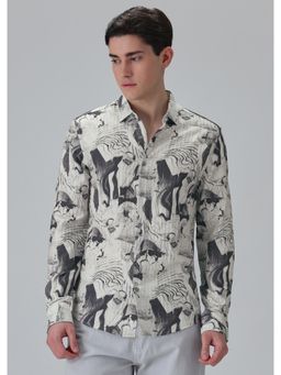 Banana Club - Ocean Drift White Printed Shirt