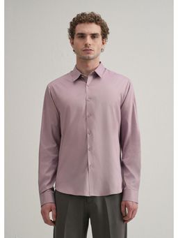 Banana Club - Lavender Plain Stitchless Placket Shirt