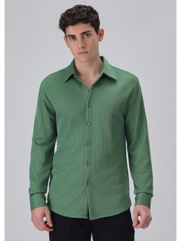 Banana Club - Sage Green Plain Knitted Shirt