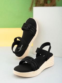 Stefens - Party Ready Black Stylish Sandal Heels for Girls