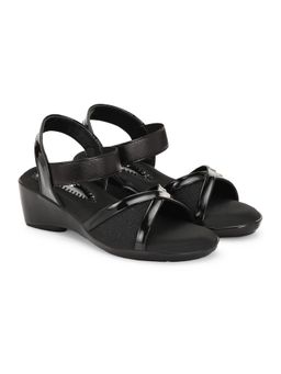 Stefens - Party Ready Black Stylish Sandal Heels for Girls