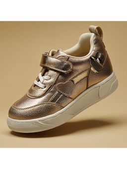 toothless - Girls Gold Casual Sneakers