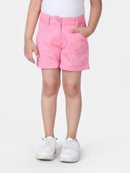 Fabindia - Girls Pink Shorts