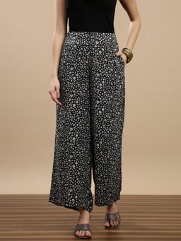 De Moza - Women Casual Black Palazzo