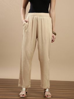De Moza - Women Casual Beige Pant